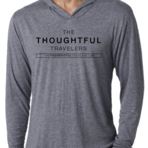"The Thoughtful Travelers" UNISEX Long Sleeve Hoodie TShirt